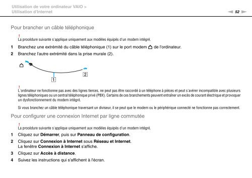 Sony VGN-FW46Z - VGN-FW46Z Mode d'emploi