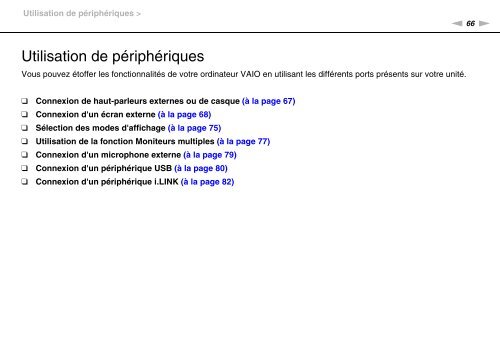 Sony VGN-FW46Z - VGN-FW46Z Mode d'emploi