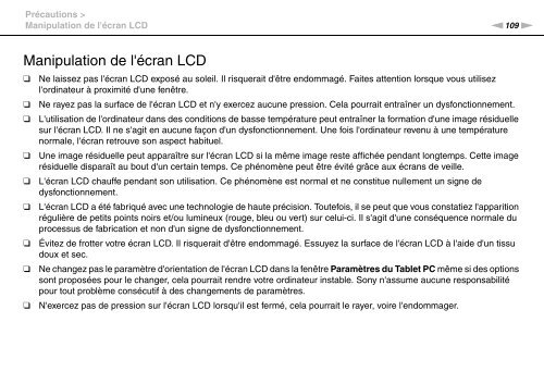 Sony VGN-FW46Z - VGN-FW46Z Mode d'emploi Fran&ccedil;ais