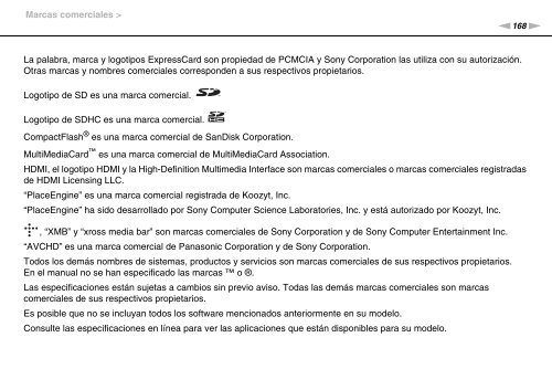 Sony VGN-FW46Z - VGN-FW46Z Mode d'emploi Espagnol