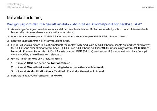 Sony VGN-FW46Z - VGN-FW46Z Mode d'emploi Su&eacute;dois