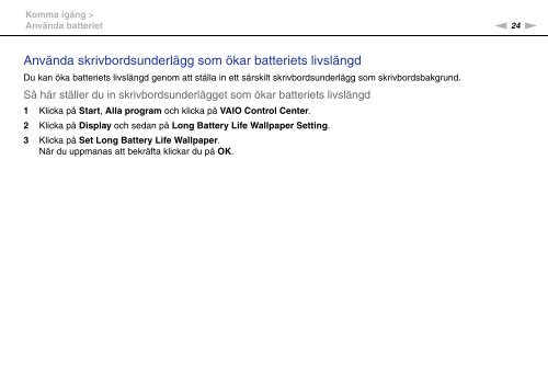 Sony VGN-FW46Z - VGN-FW46Z Mode d'emploi Su&eacute;dois