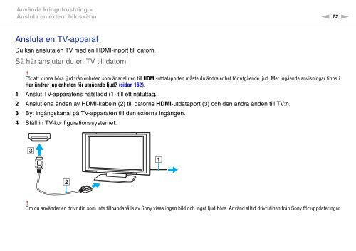 Sony VGN-FW46Z - VGN-FW46Z Mode d'emploi Su&eacute;dois