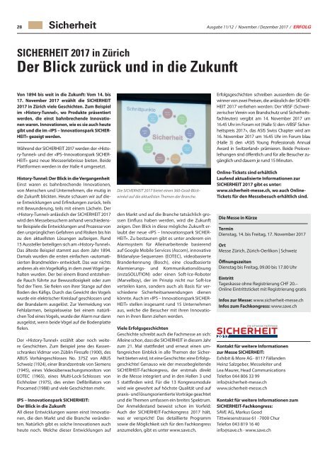 Erfolg_Ausgabe Nr. 11-12 - Nov/Dez 2017