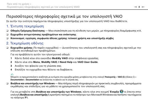 Sony VGN-FW46Z - VGN-FW46Z Mode d'emploi Grec