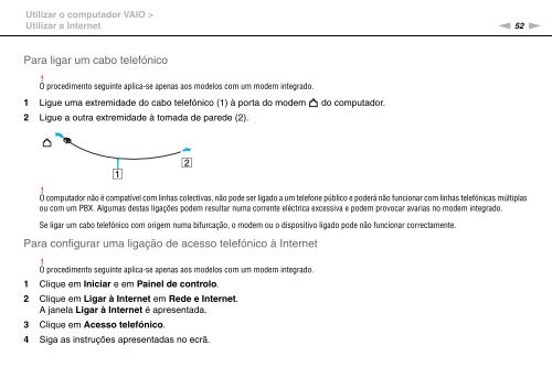 Sony VGN-FW46Z - VGN-FW46Z Mode d'emploi Portugais