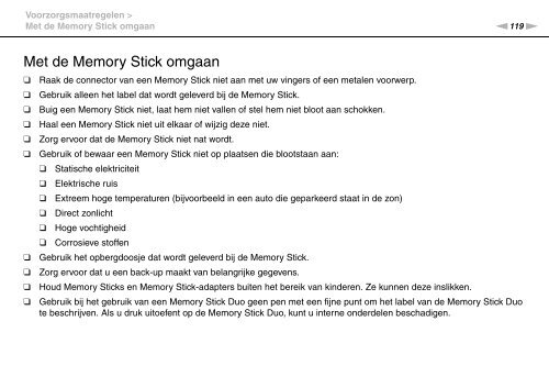 Sony VGN-FW46Z - VGN-FW46Z Mode d'emploi N&eacute;erlandais