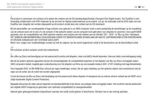 Sony VGN-FW46Z - VGN-FW46Z Mode d'emploi N&eacute;erlandais