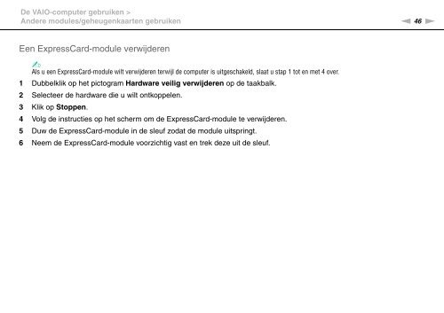 Sony VGN-FW46Z - VGN-FW46Z Mode d'emploi N&eacute;erlandais