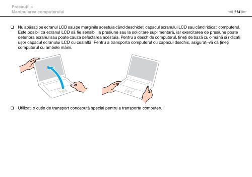 Sony VGN-FW46Z - VGN-FW46Z Mode d'emploi Roumain