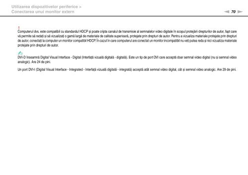 Sony VGN-FW46Z - VGN-FW46Z Mode d'emploi Roumain