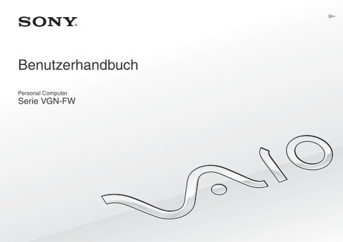 Sony VGN-FW46Z - VGN-FW46Z Mode d'emploi Allemand