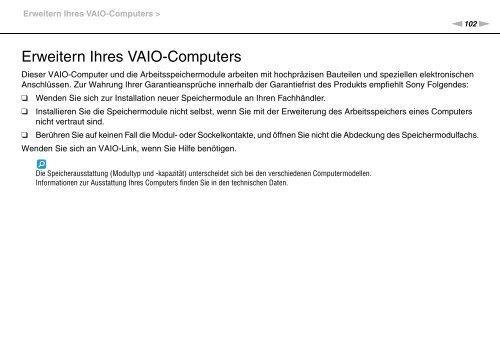 Sony VGN-FW46Z - VGN-FW46Z Mode d'emploi Allemand