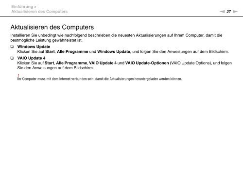 Sony VGN-FW46Z - VGN-FW46Z Mode d'emploi Allemand