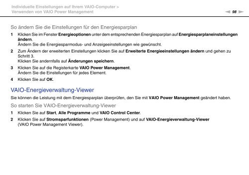 Sony VGN-FW46Z - VGN-FW46Z Mode d'emploi Allemand