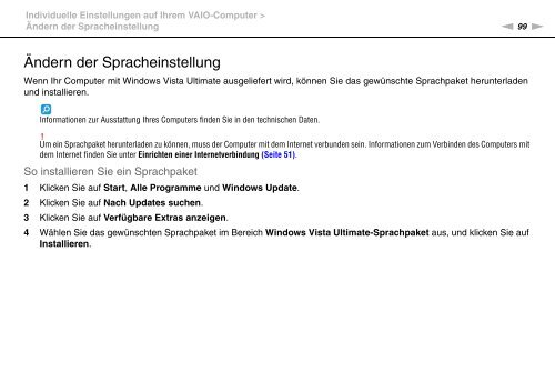 Sony VGN-FW46Z - VGN-FW46Z Mode d'emploi Allemand