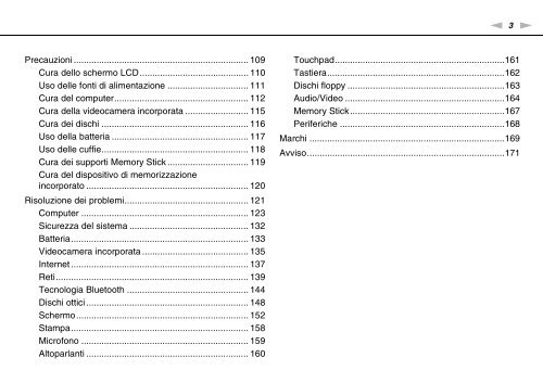 Sony VGN-FW46Z - VGN-FW46Z Mode d'emploi Italien