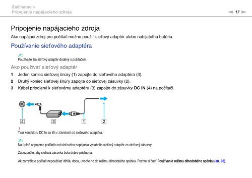 Sony VGN-FW46Z - VGN-FW46Z Mode d'emploi Slovaque