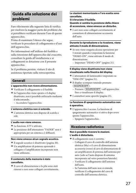 Sony CDX-GT560UI - CDX-GT560UI Consignes d&rsquo;utilisation