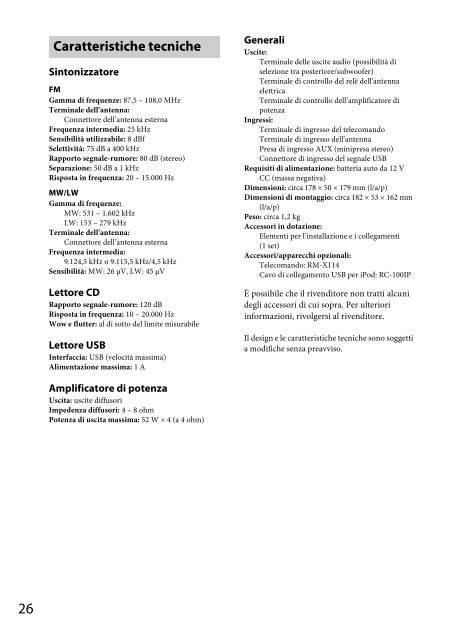 Sony CDX-GT560UI - CDX-GT560UI Consignes d&rsquo;utilisation Allemand