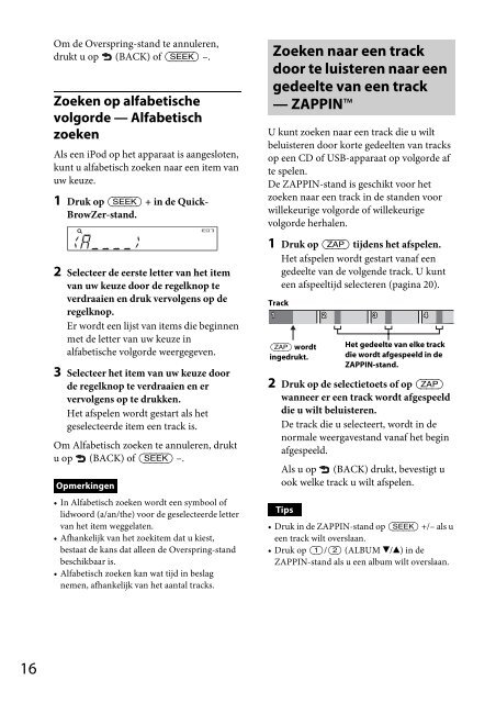 Sony CDX-GT560UI - CDX-GT560UI Consignes d&rsquo;utilisation Allemand