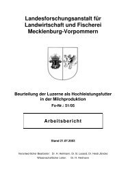 51/05 Arbeitsbericht - Landesforschungsanstalt für Landwirtschaft ...