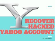 Recover Hacked Yahoo Account | You Should Not Miss!!!