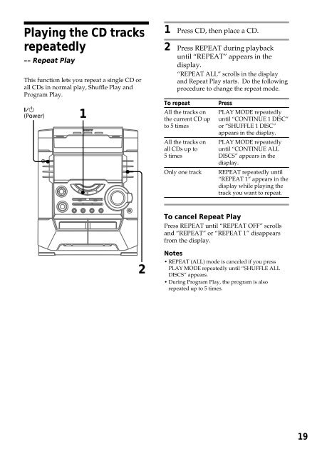 Sony MHC-DX7 - MHC-DX7 Consignes d&rsquo;utilisation Anglais
