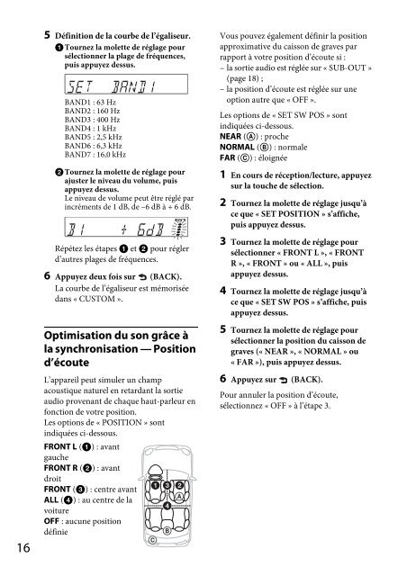 Sony CDX-GT44U - CDX-GT44U Consignes d&rsquo;utilisation Allemand