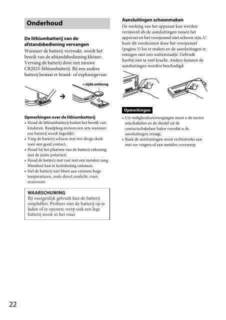 Sony CDX-GT44U - CDX-GT44U Consignes d&rsquo;utilisation Anglais