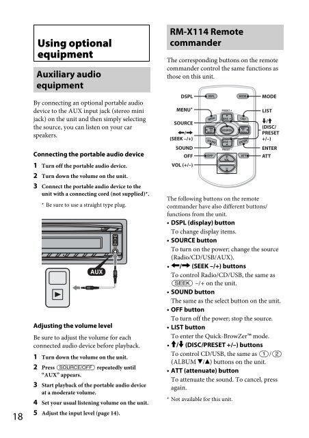 Sony CDX-GT44U - CDX-GT44U Consignes d&rsquo;utilisation Italien