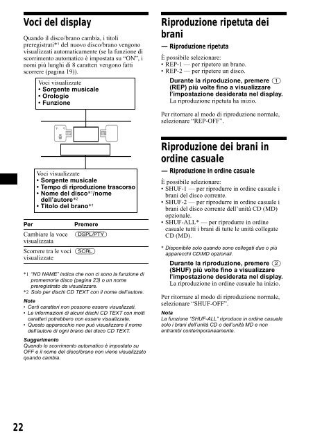 Sony XR-CA800 - XR-CA800 Consignes d&rsquo;utilisation Italien