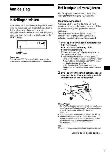 Sony XR-CA800 - XR-CA800 Consignes d&rsquo;utilisation Italien