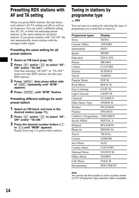 Sony XR-CA800 - XR-CA800 Consignes d&rsquo;utilisation Italien