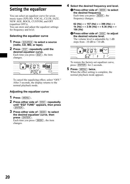 Sony XR-CA800 - XR-CA800 Consignes d&rsquo;utilisation Italien