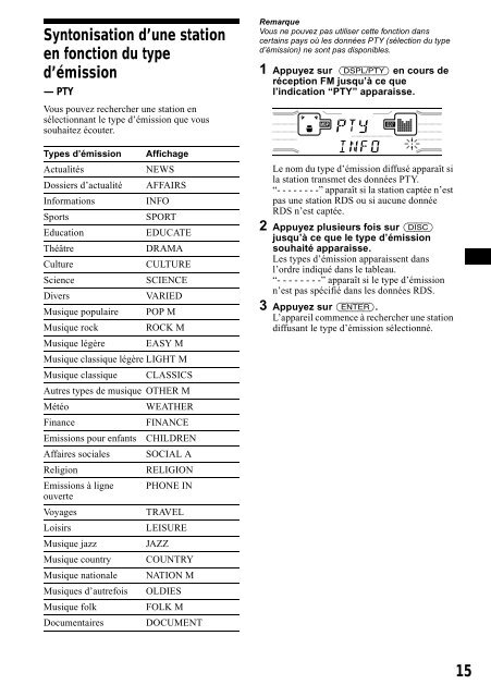 Sony XR-CA800 - XR-CA800 Consignes d&rsquo;utilisation Anglais