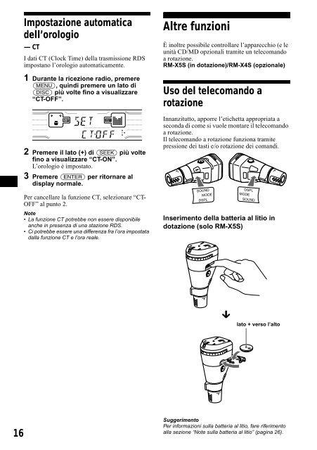 Sony XR-CA800 - XR-CA800 Consignes d&rsquo;utilisation Allemand