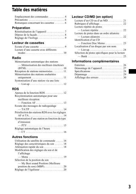 Sony XR-CA800 - XR-CA800 Consignes d&rsquo;utilisation N&eacute;erlandais