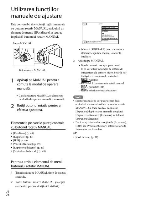 Sony HDR-PJ650E - HDR-PJ650E Consignes d&rsquo;utilisation Danois