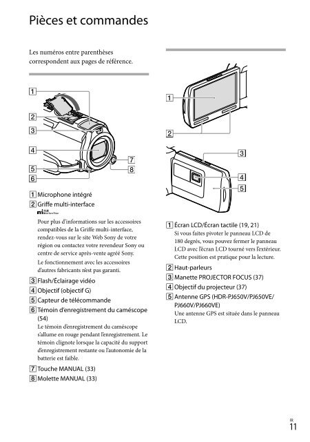 Sony HDR-PJ650E - HDR-PJ650E Consignes d&rsquo;utilisation Allemand