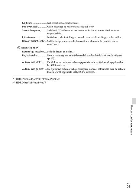 Sony HDR-PJ650E - HDR-PJ650E Consignes d&rsquo;utilisation Allemand