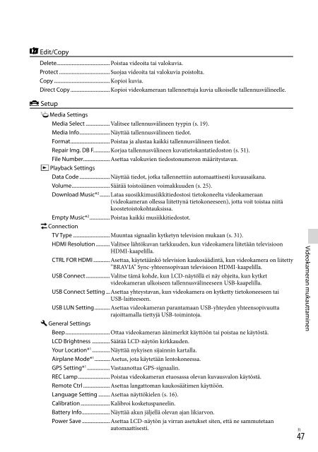 Sony HDR-PJ650E - HDR-PJ650E Consignes d&rsquo;utilisation Roumain