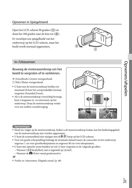 Sony HDR-PJ650E - HDR-PJ650E Consignes d&rsquo;utilisation N&eacute;erlandais