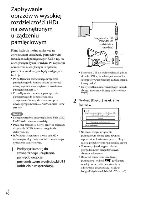 Sony HDR-PJ650E - HDR-PJ650E Consignes d&rsquo;utilisation Hongrois