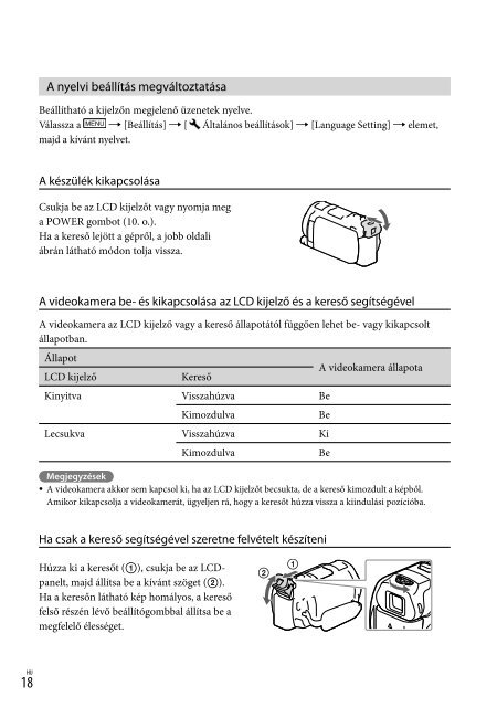 Sony HDR-PJ650E - HDR-PJ650E Consignes d&rsquo;utilisation Hongrois