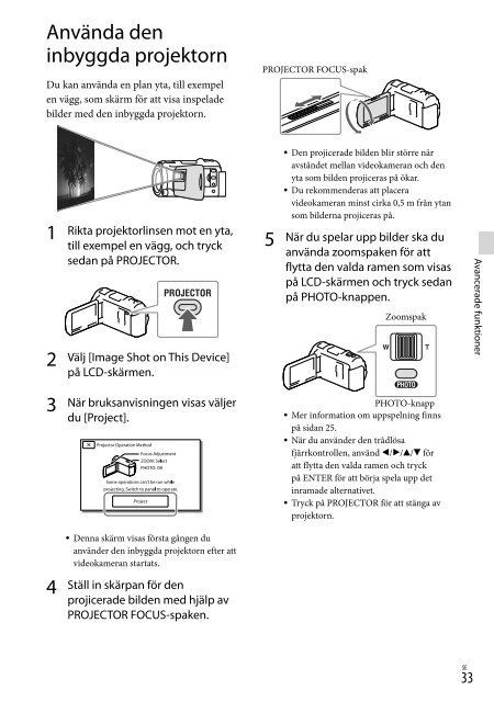 Sony HDR-PJ650E - HDR-PJ650E Consignes d&rsquo;utilisation Finlandais