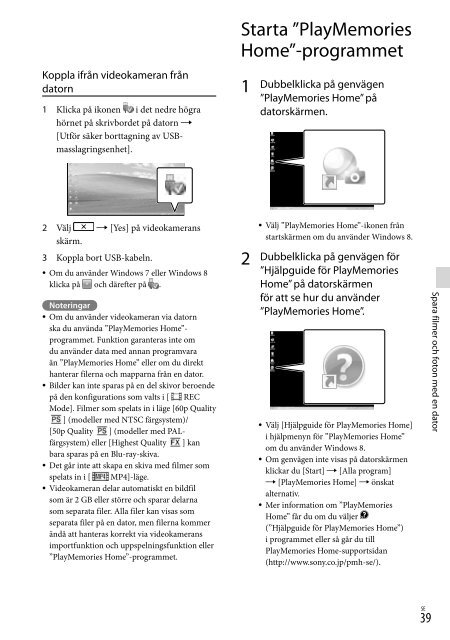 Sony HDR-PJ650E - HDR-PJ650E Consignes d&rsquo;utilisation Finlandais