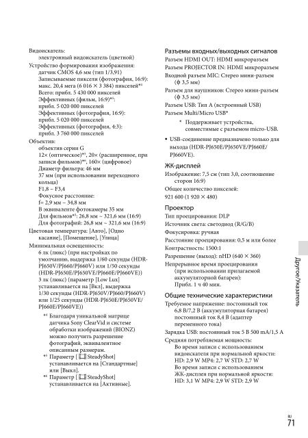 Sony HDR-PJ650E - HDR-PJ650E Consignes d&rsquo;utilisation Ukrainien