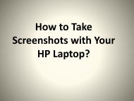 How to Take Screenshots with Your HP Laptop