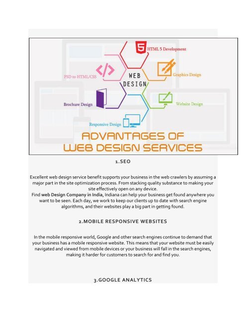 Benefits of Quality Web Design Services India